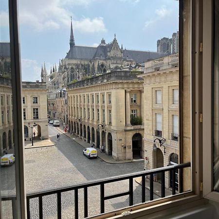 Royal Home, Hypercentre Reims Avec Vue Cathedrale 외부 사진